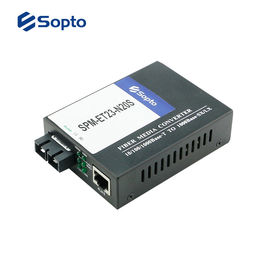 Single Mode Fiber Optic Media Converter Gigabit LED Indicators For Easy Network Diagnosing